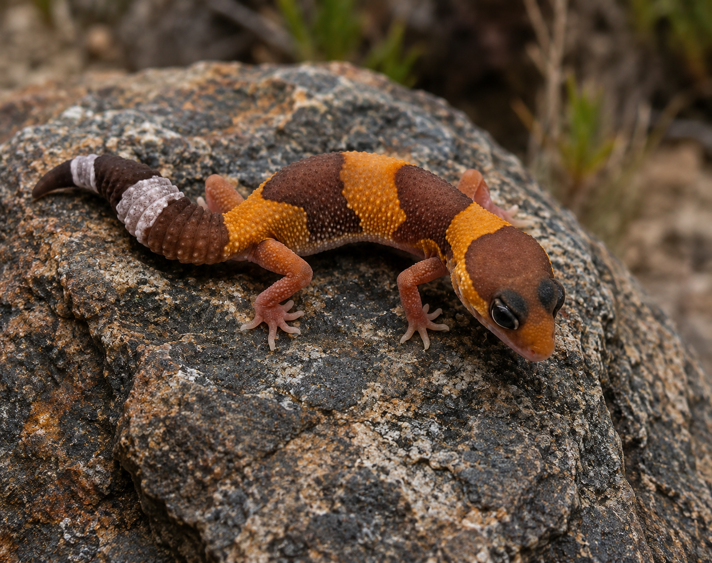 AMEL FAT TAILED GECKO (Hemitheconyx caudicinctus)