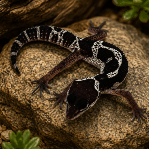 BLACK NIGHT MACK SNOW LEOPARD GECKO (Eublepharis macularius)
