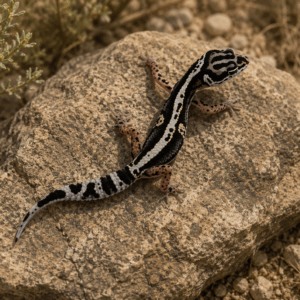 GEM SNOW BOLD STRIPE LEOPARD GECKO (Eublepharis macularius)