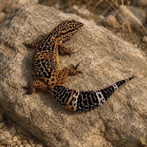 SATPURA BLACK NIGHT MANDARIN CROSS LEOPARD GECKO (Eublepharis satpuraensis X Eublepharis macularius)