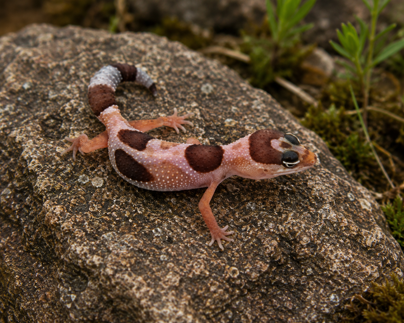 WHITE OUT AMEL FAT TAILED GECKO (Hemitheconyx caudicinctus)